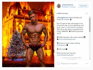 Tóth Attila Instagram karácsony