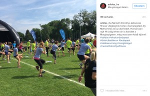 adidas District Battle Run II - Instagram közvetítés: A közös bemelegítés